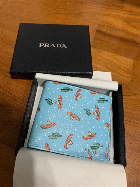 prada sombrero wallet|Prada card holders.